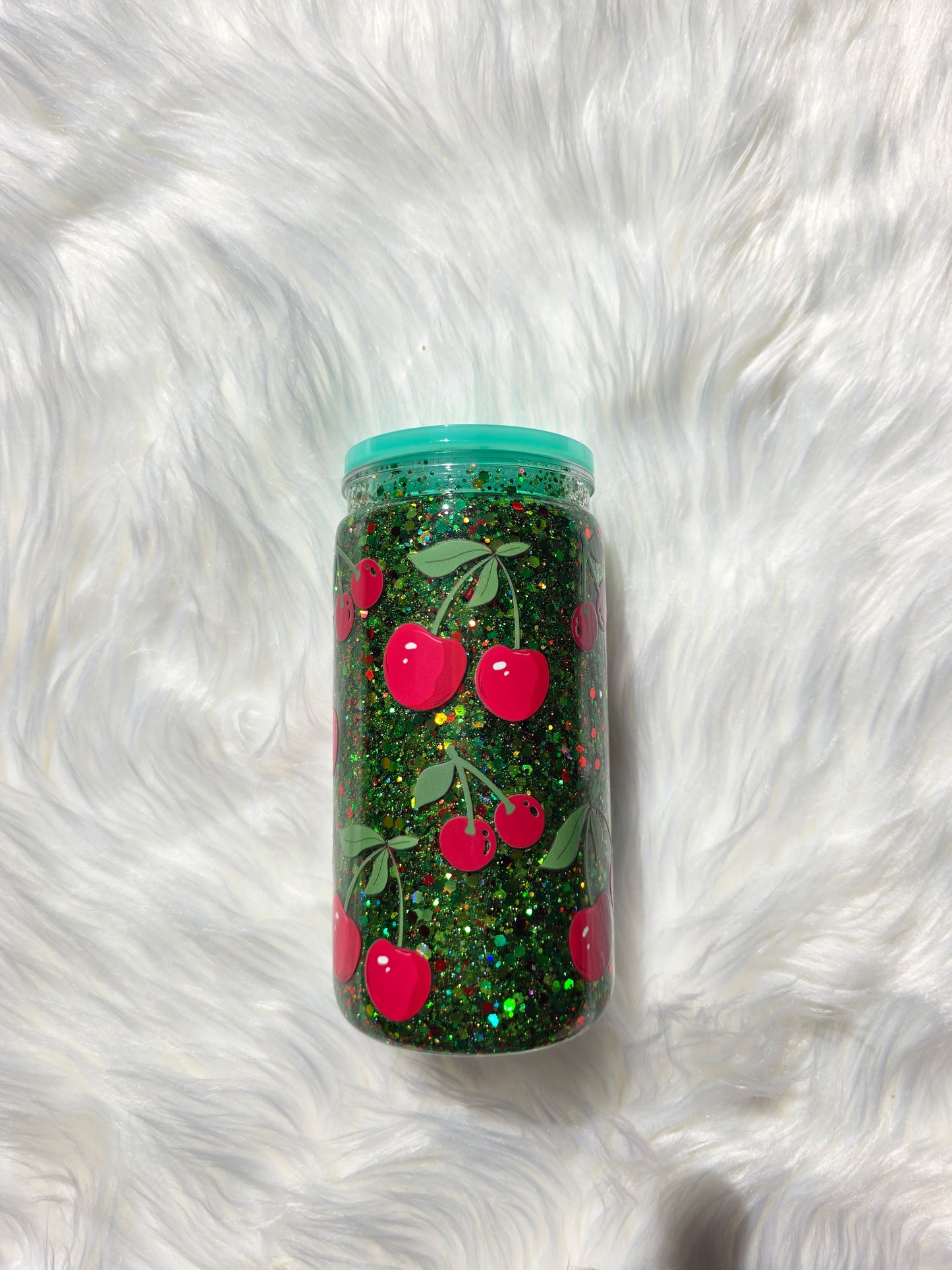 Cherry 16 oz Snowglobe