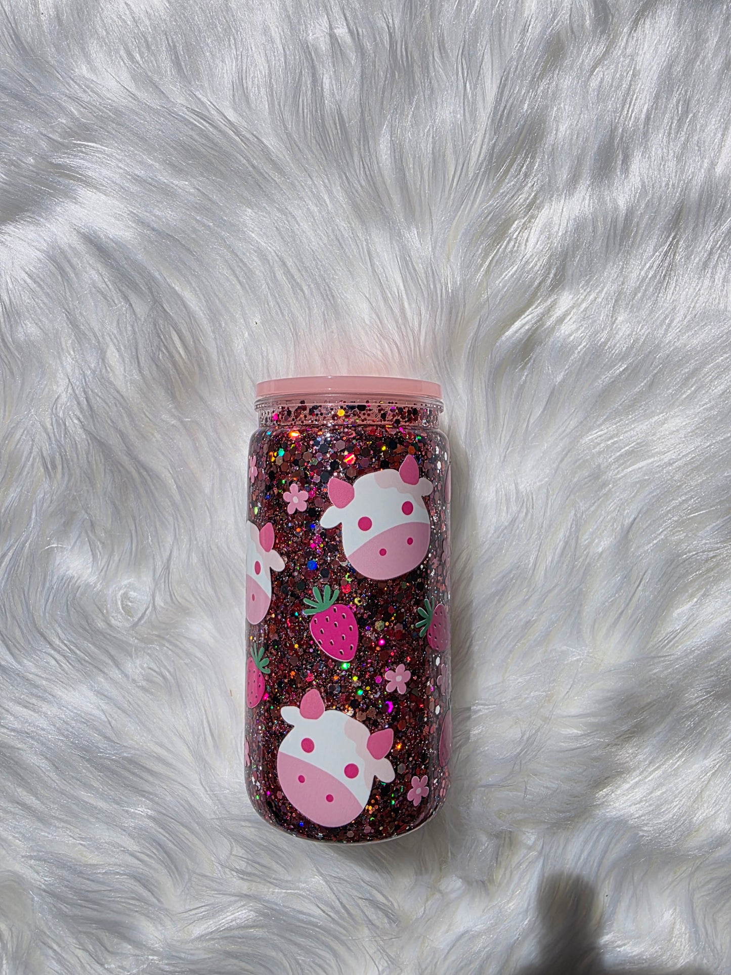 Cow 16 oz Snowglobe