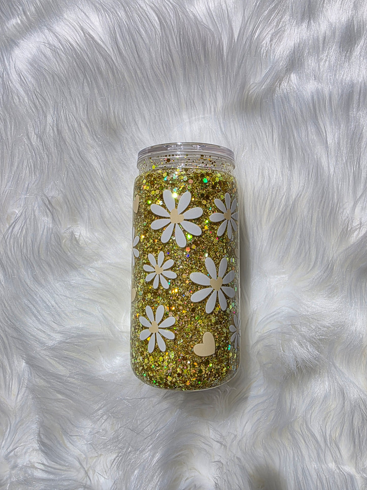 Daisies 16 oz Snowglobe