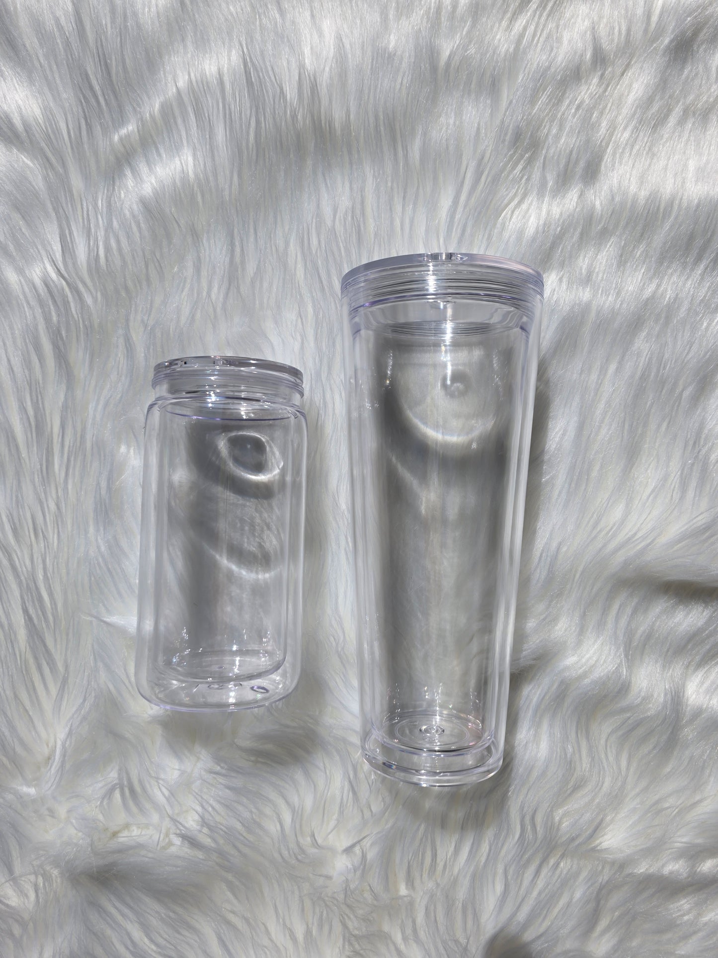 Custom 16oz 24oz Snowglobe Cold Cup Tumblers