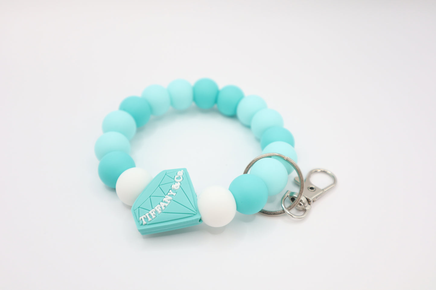 Tiff Blue Wrist Keychain