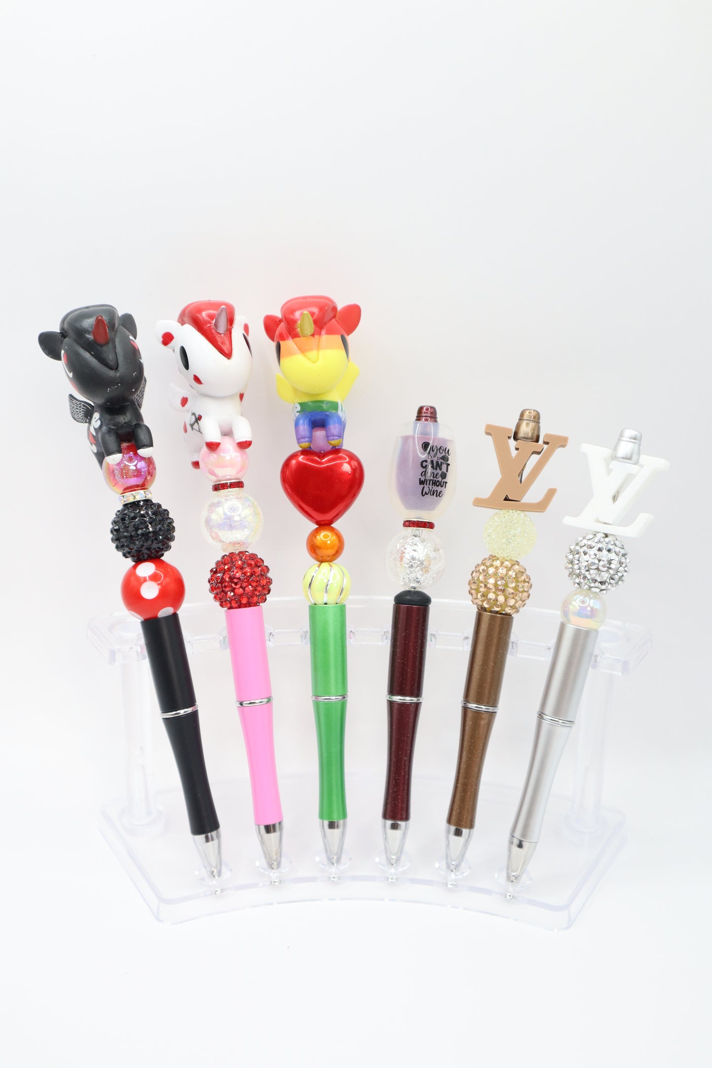 Unicorn, Wine, & LV Pens