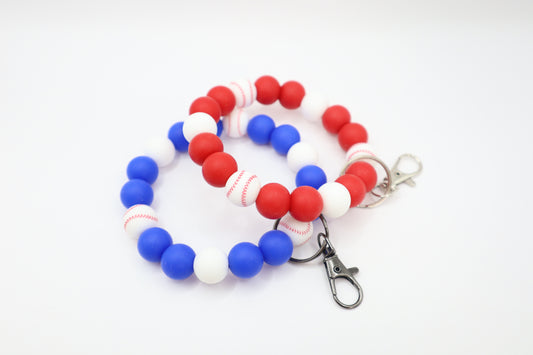 Baseball Wrist Keychain