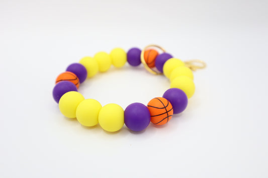 Basketball Wrist Keychain