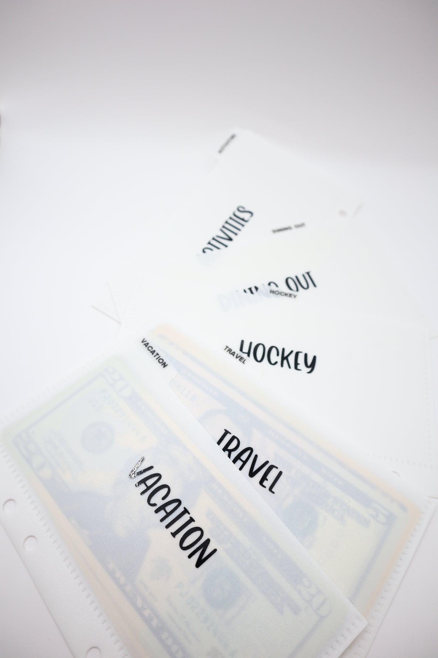 Custom White Cash Envelopes