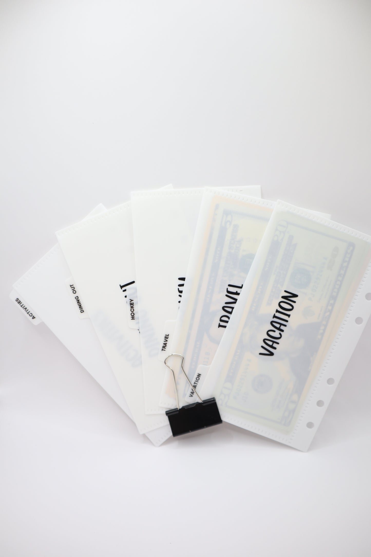 Custom White Cash Envelopes